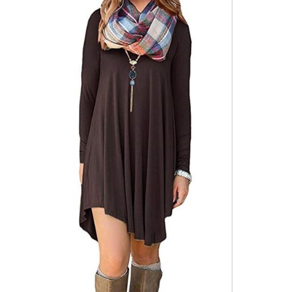 DEARCASE Dresses & Skirts - Women's Long Sleeve Casual Loose T-Shirt DEARCASE